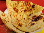 BUTTER ROTI flatbread roasted on iron griddle with butter